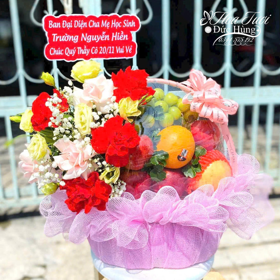 Giỏ Hoa Quả Tặng Dịp Lễ